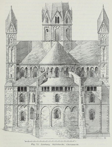 Архитектура средневековья карандашом