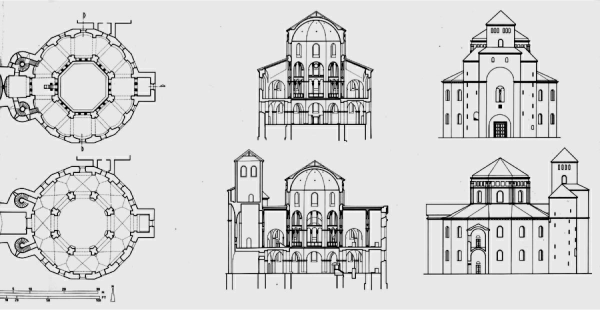 Элементы романского замка