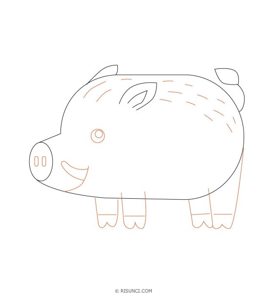 Нарисовать кабана