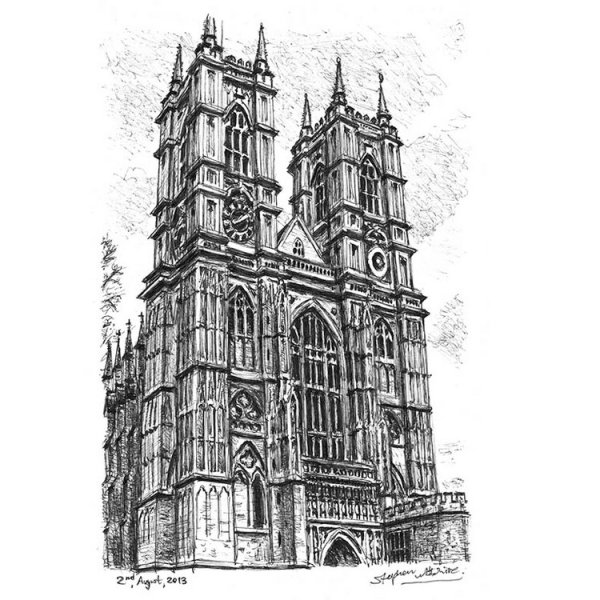 Здание в готическом стиле поэтапно