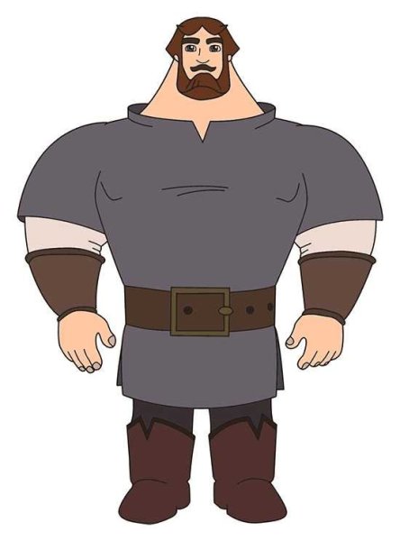 Рисунок богатыря Илья Муромец