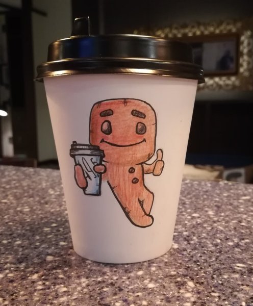 Разрисованные стаканчики