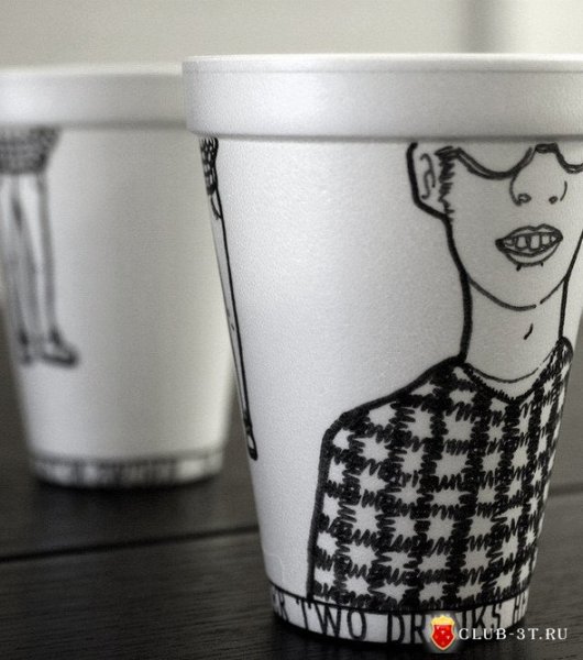 Разукрашенные стаканчики для кофе