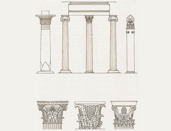 Коринфский ордер лист аканта