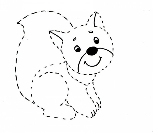 Обвести по точкам