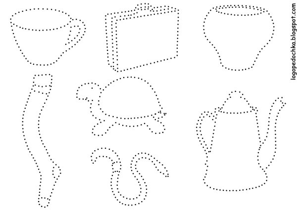 Обведи по контуру для малышей