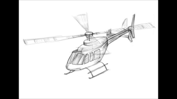 Полицейский вертолет раскраска
