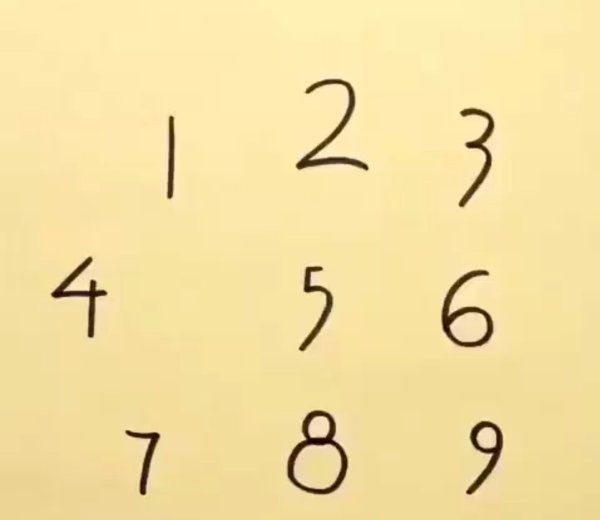 Рисование из цифр