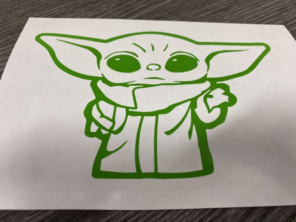 Наклейка на авто йода