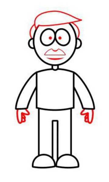 Нарисовать папу