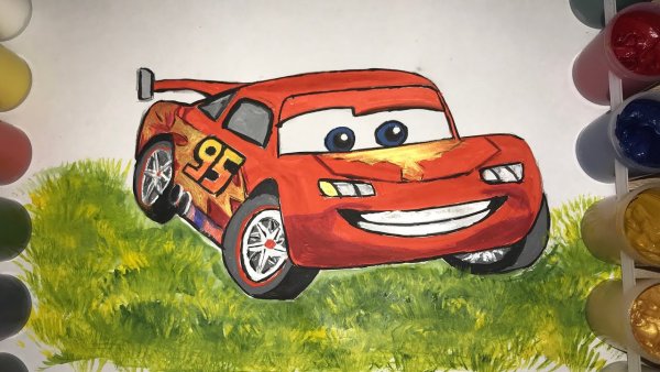 Рисовалка молния Маквин