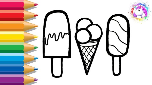 Мороженое карандашом
