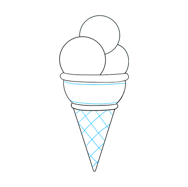 Рисование мороженое