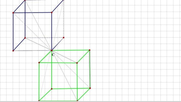Дорисовать вторую половину по клеточкам