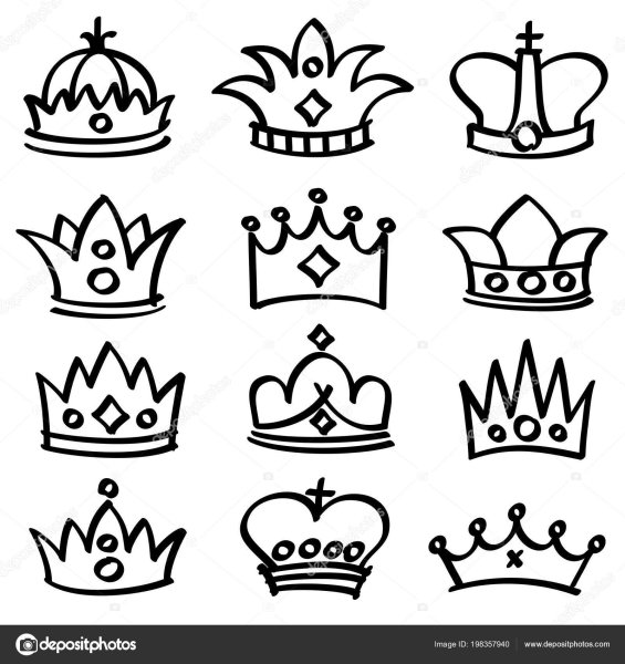 Корона нарисованная