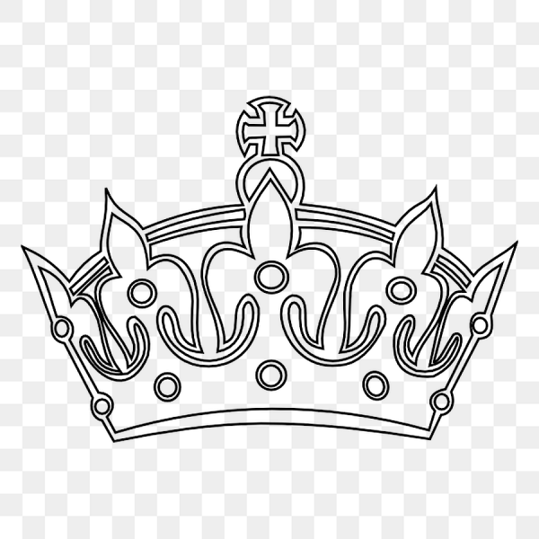 Корона трафарет