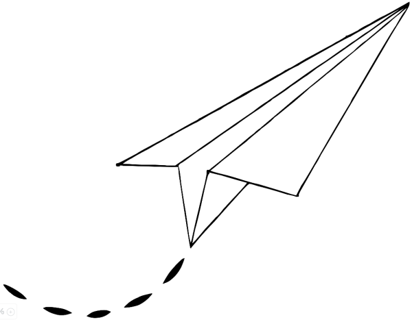 Бумажный самолетик