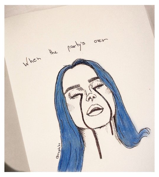 Billie Eilish. Раскраска