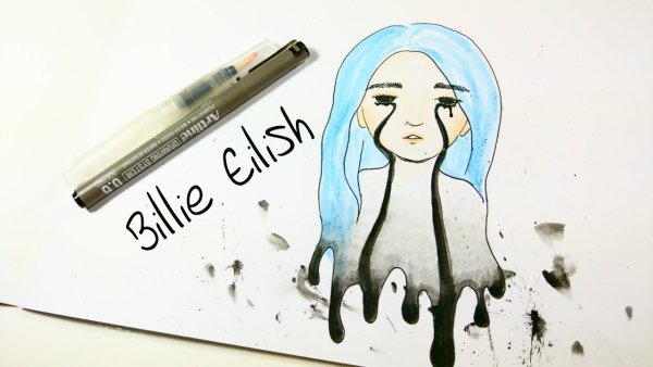 Билли Айлиш маркерами