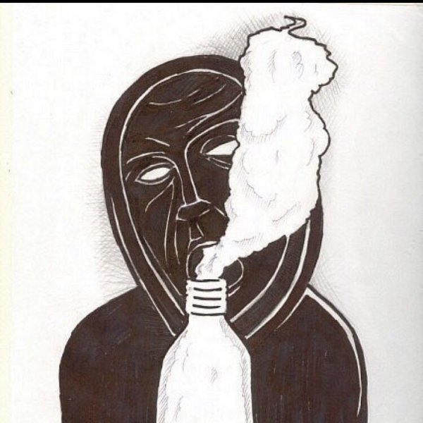 Граффити черно белое