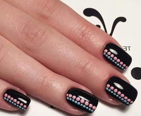 Рисунки на ногтях для начинающих иголкой