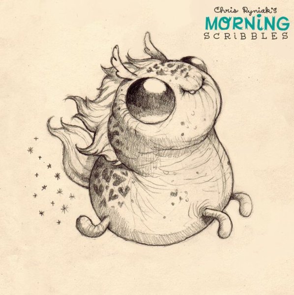 Монстрик карандашом