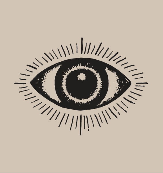 Глаз тату эскиз Минимализм