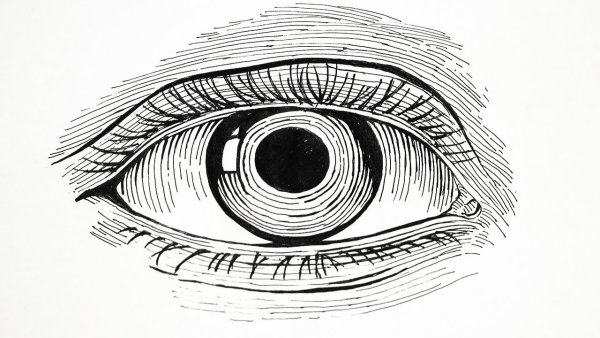 Глаз эскиз Минимализм