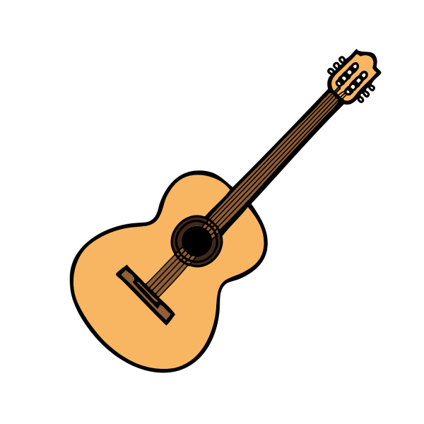 Гитара рисунок