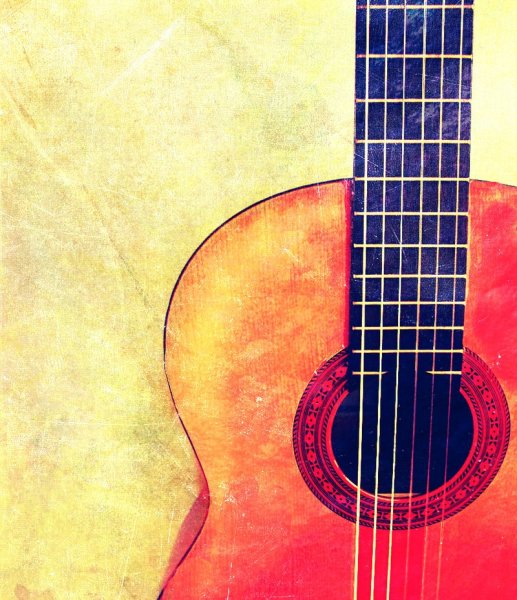 Классическая гитара рисунок