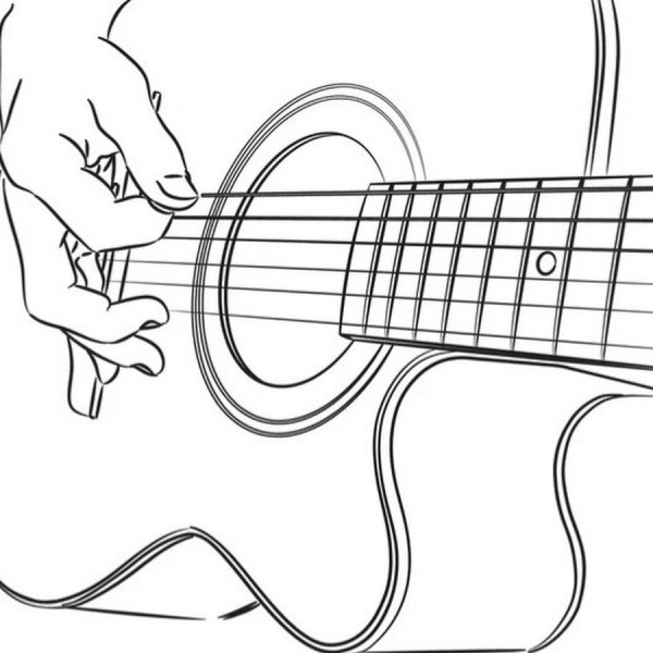 Электрогитара контур