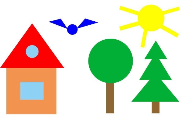 Рисунок из геометрических фигур