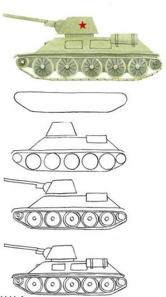 Нарисовать танк