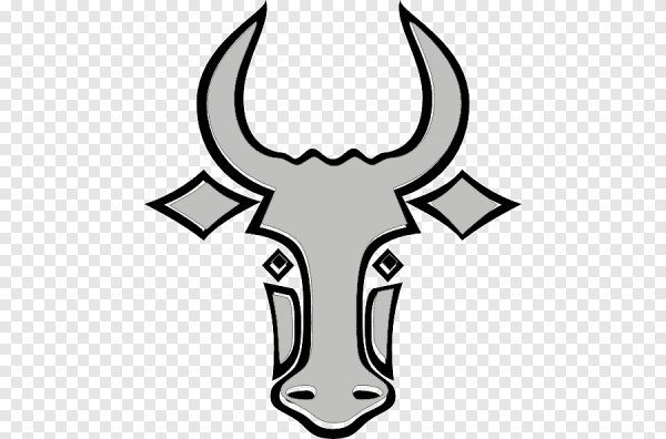 Морда быка рисунок