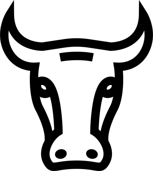 Очертания быка голова