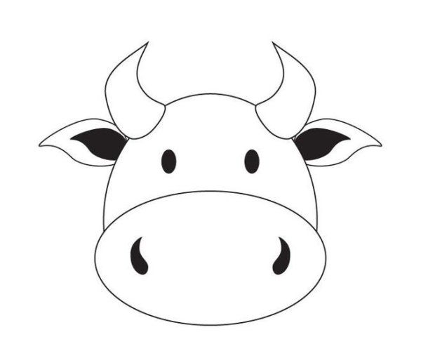 Мордочка коровы