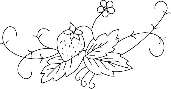 Узоры для вышивки стебельчатым швом