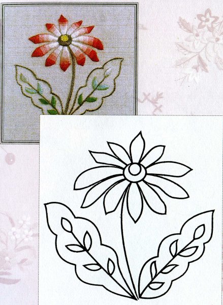 Вышивка гладью для начинающих схемы простые