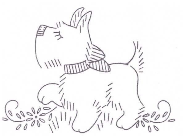 Трафарет цветы для вышивки