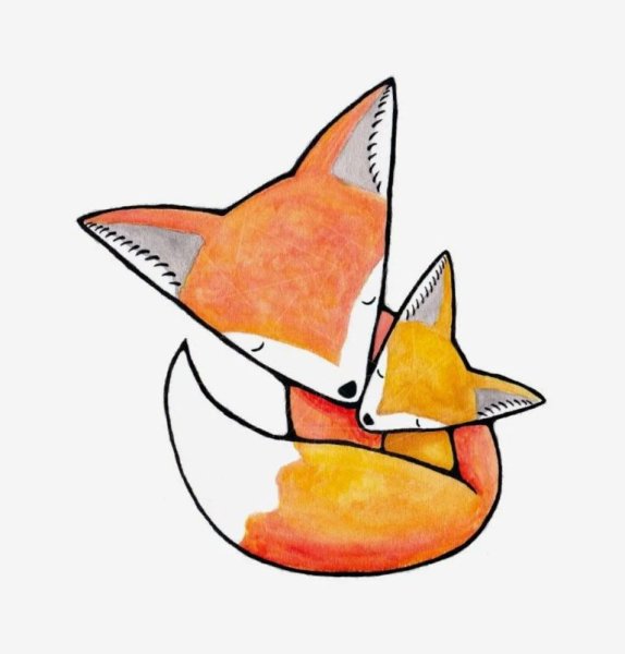 Рисунки для срисовки лиса