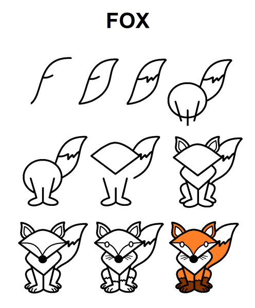 Нарисовать Фокс легко