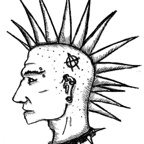 Нарисованный панк