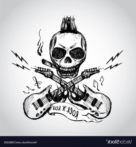 Череп рок н ролл