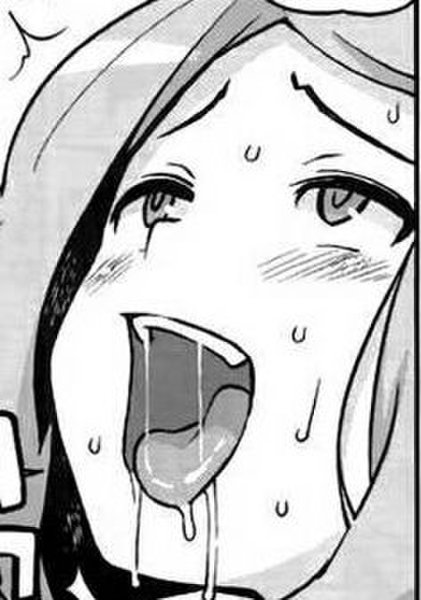 Наброски ахегао фейс