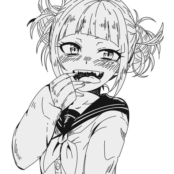 Ахегао набросок