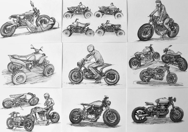 Мотоцикл референсы