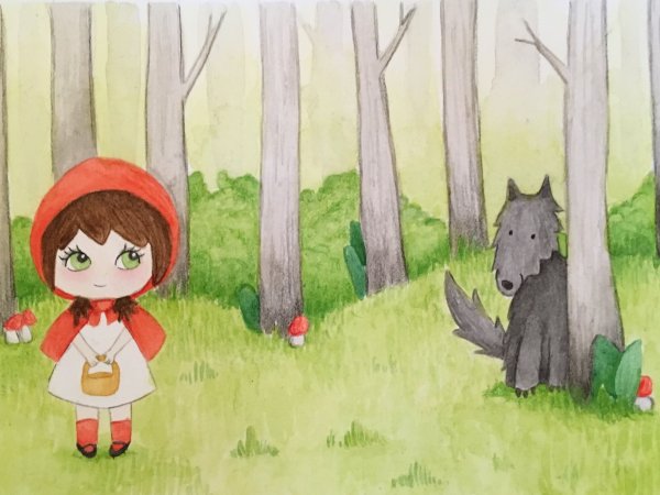 Красная шапочка рисунок