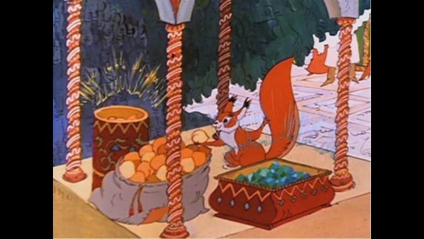 Пушкин сказка о царе Салтане Белочка