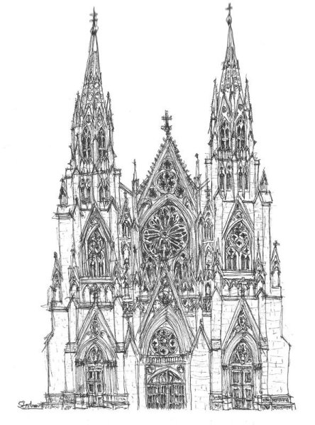 Готика в архитектуре для детей