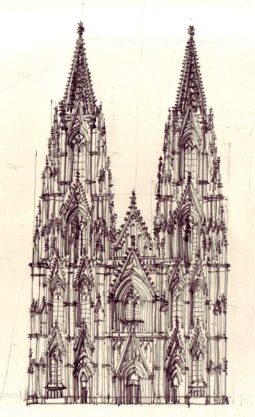 Кёльнский собор вектор